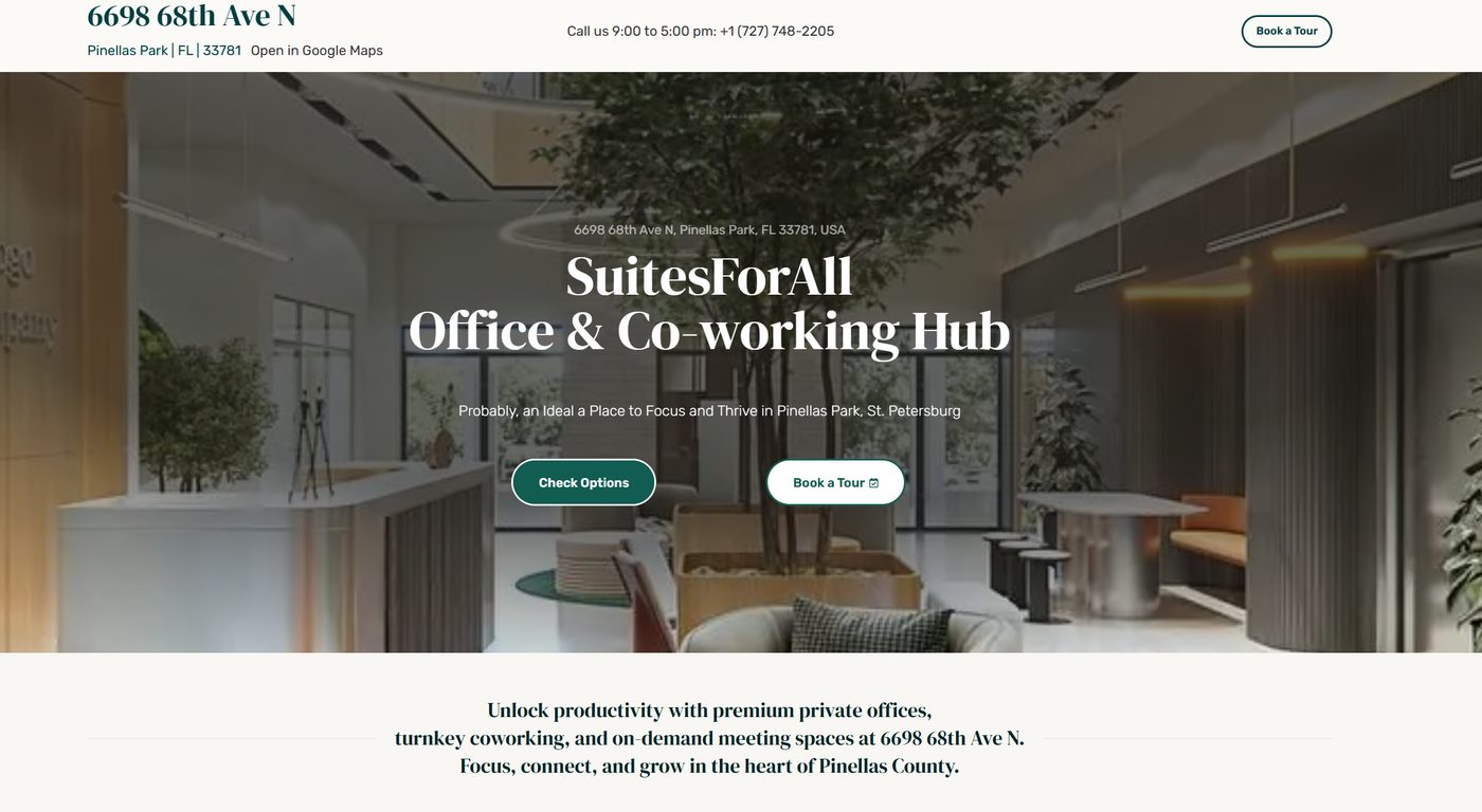 SuitesForAll | Четыре сайта и сквозная аналитика — экран проекта